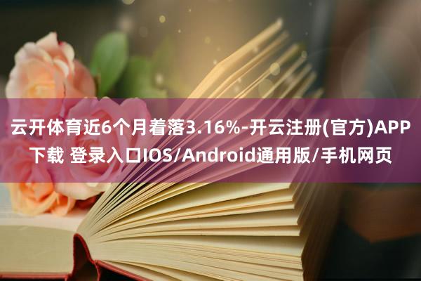云开体育近6个月着落3.16%-开云注册(官方)APP下载 登录入口IOS/Android通用版/手机网页