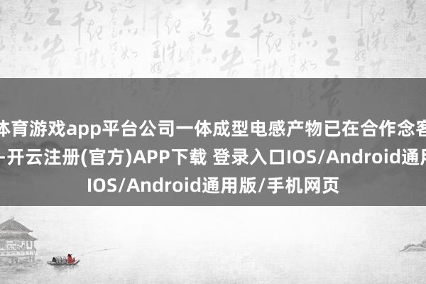 体育游戏app平台公司一体成型电感产物已在合作念客户群体中现实-开云注册(官方)APP下载 登录入口IOS/Android通用版/手机网页