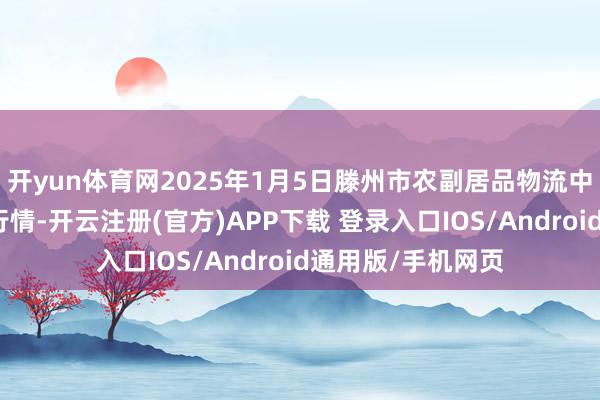 开yun体育网2025年1月5日滕州市农副居品物流中心有限公司价钱行情-开云注册(官方)APP下载 登录入口IOS/Android通用版/手机网页