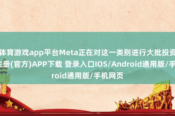 体育游戏app平台Meta正在对这一类别进行大批投资-开云注册(官方)APP下载 登录入口IOS/Android通用版/手机网页